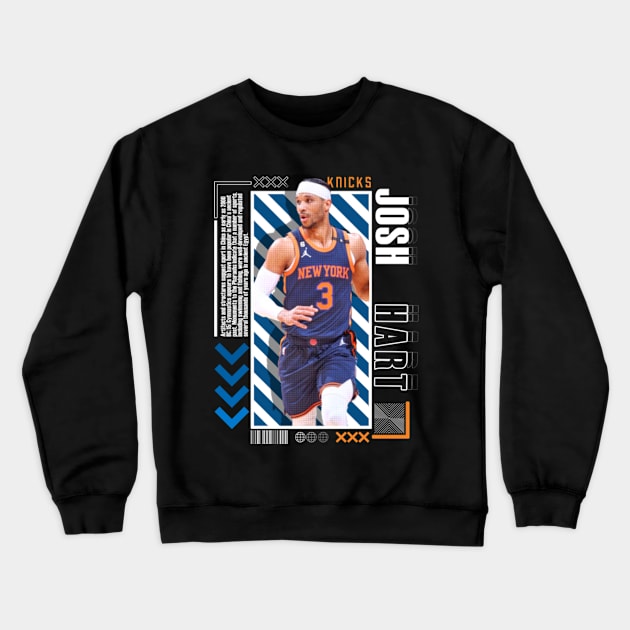 Josh Hart Paper Poster Version 10 Crewneck Sweatshirt by art.Hamdan